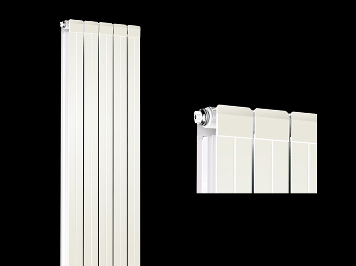 铜铝复合散热器75X75